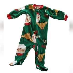 Fleece holiday pyjamas for baby